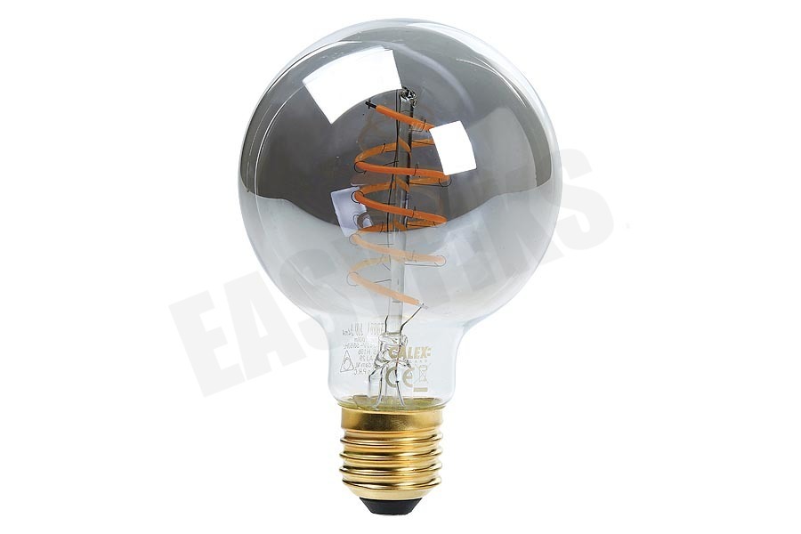Calex Globe LED lamp Flexible Filament Titanium E27 Dimbaar