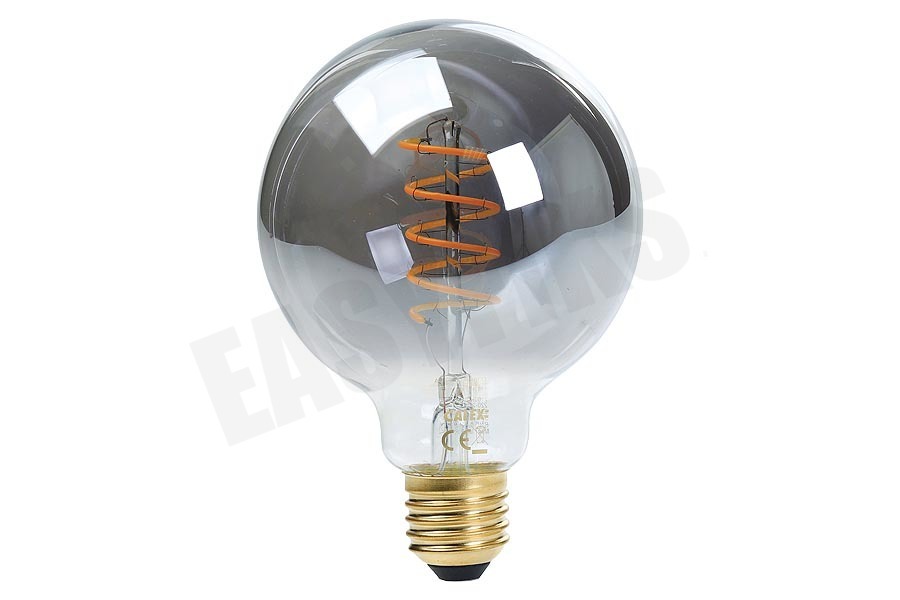 Calex Globe LED lamp Flexible Filament Titanium E27 Dimbaar