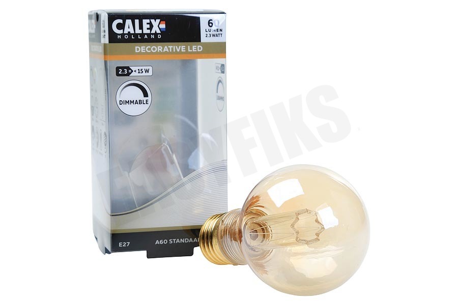 Calex Standaard LED lamp Crown Filament SMD E27 Dimbaar