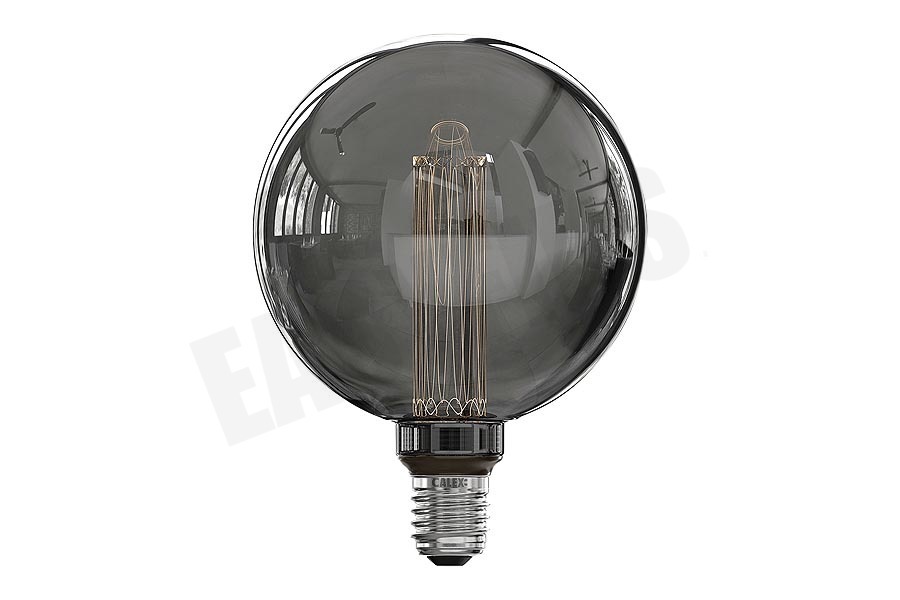 Calex LED Glasfiber Titanium G125 Globelamp 3,5W E27 Dimbaar