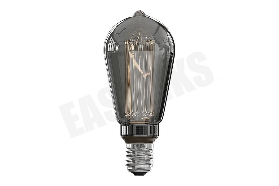 Calex LED Glasfiber Titanium ST64 Rustieklamp 3,5W E27 Dimbaar