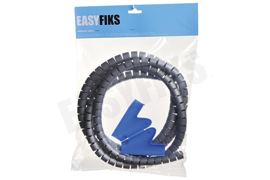 Easyfiks Kabelrits 20mm Grijs incl. hulpstuk