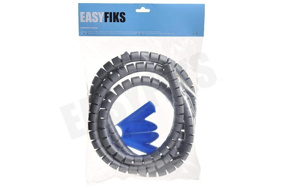 Easyfiks Kabelrits 25mm Grijs incl. hulpstuk