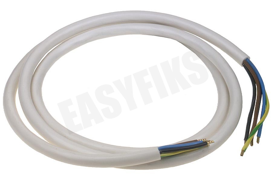 Universeel Snoer Perilex snoer 5x2,5mm2 H05VV-F Wit 2M