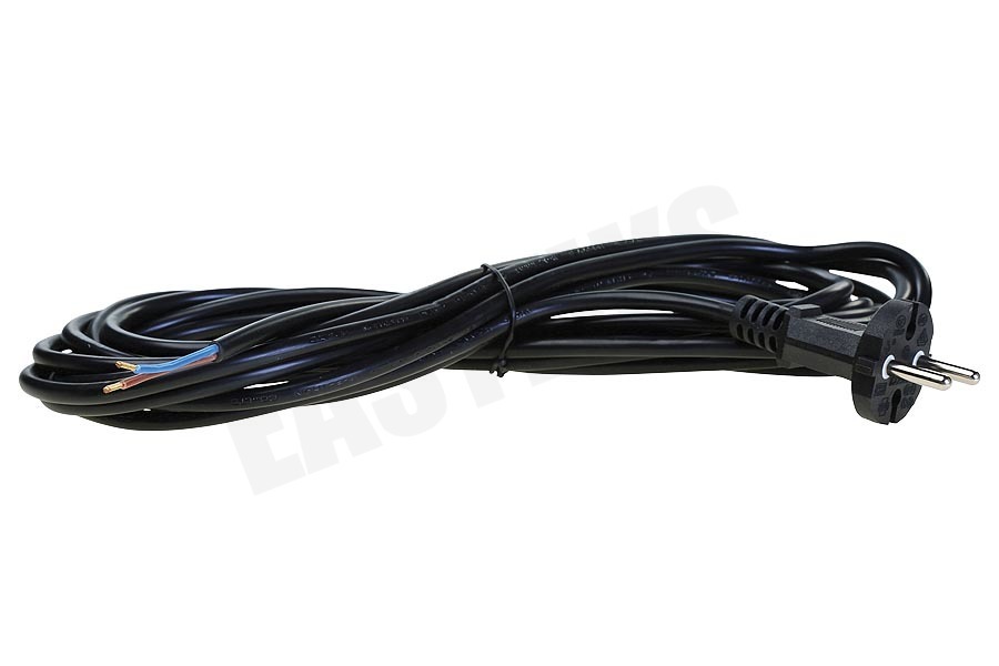 Universeel Snoer H05VVF 2x0.75mm2 zwart 6M soepel
