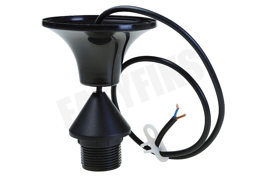 Elektra Snoerpendel 16A 230V E27 zwart