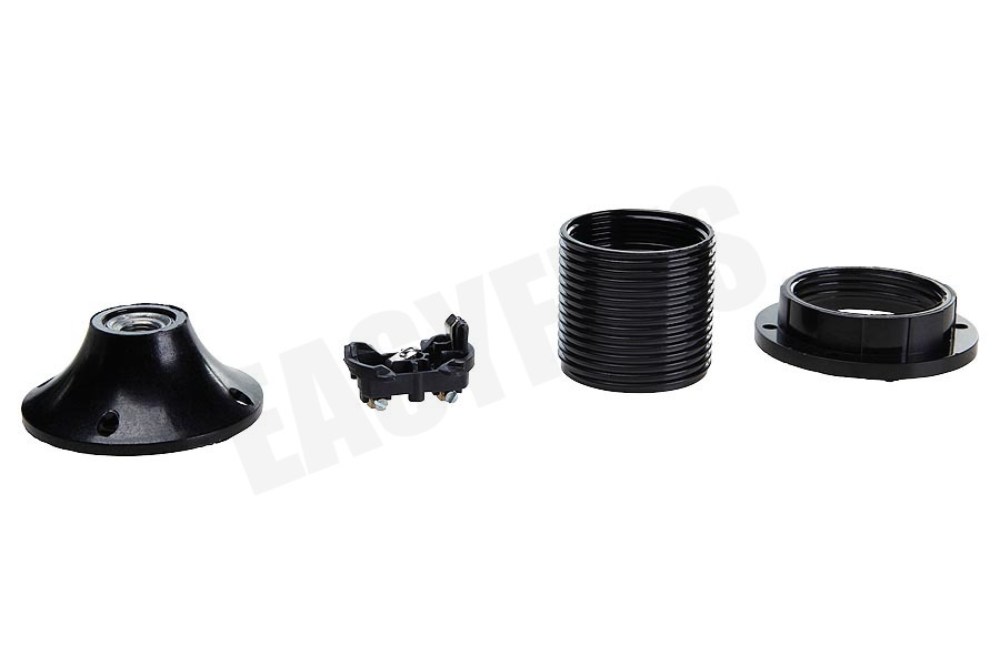 Universeel Lamphouder E27 60W zwart