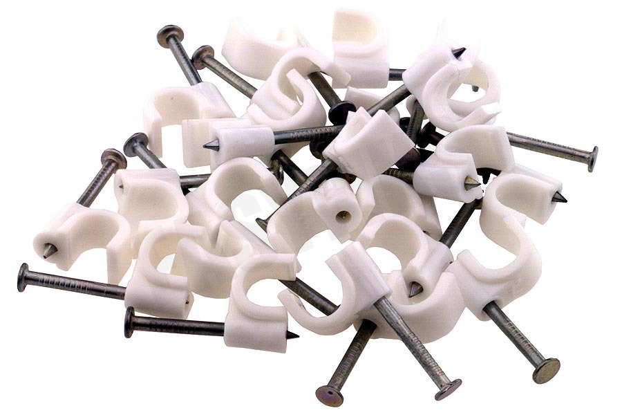 Q-Link Clip 8mm VMVL + coax 12 wit 20 stuks