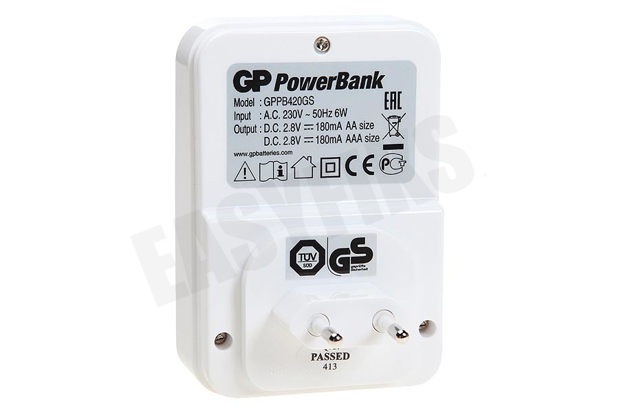 GP PB420GS Batterijlader Recyko