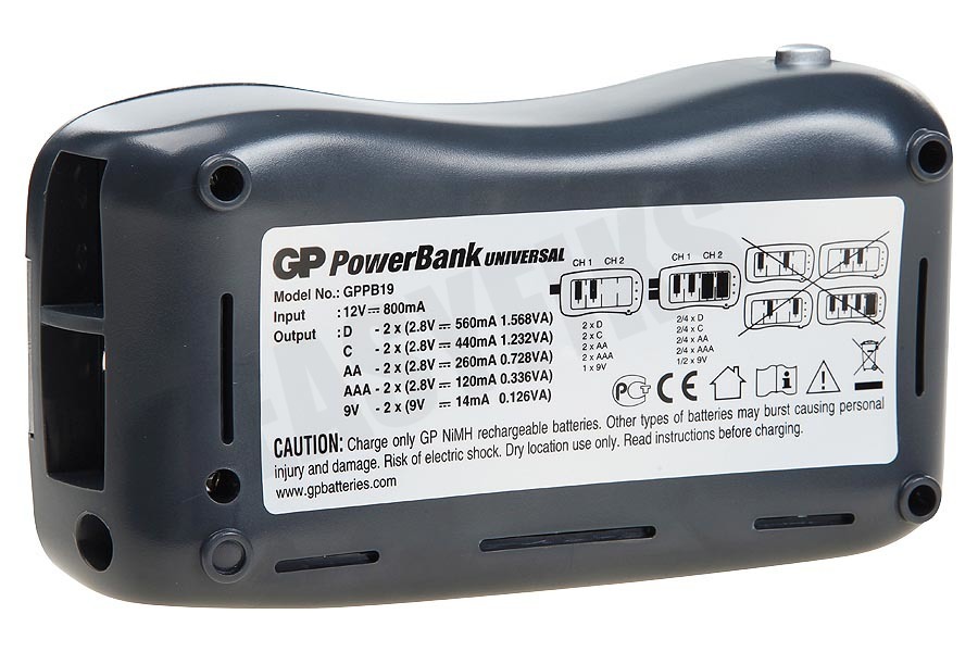 GP PB19GS Batterijlader Recyko