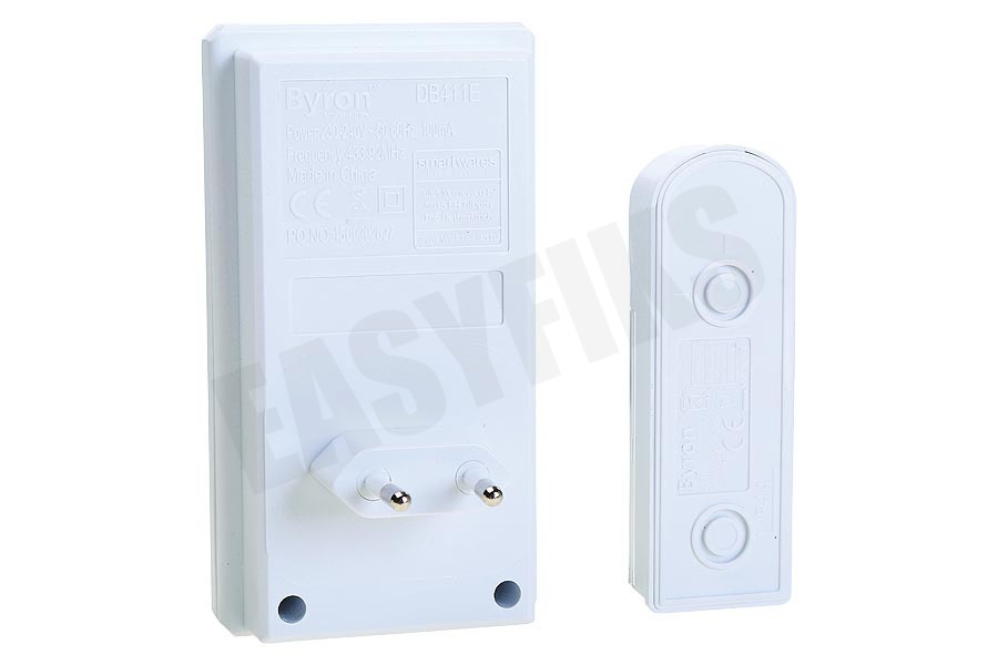 Byron DB411E Draadloze Plugin Deurbel Set