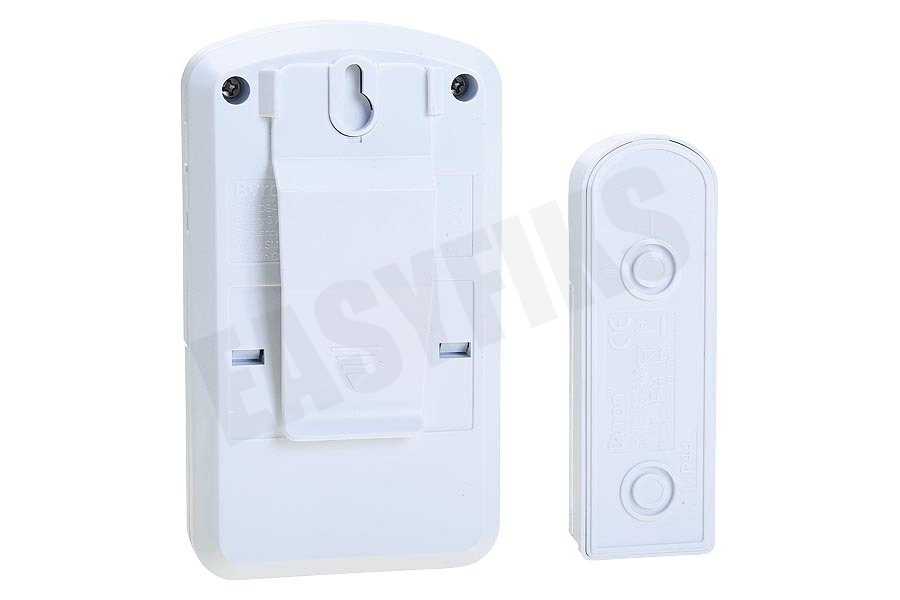 Byron DB401E Draadloze Draagbare Deurbel Set