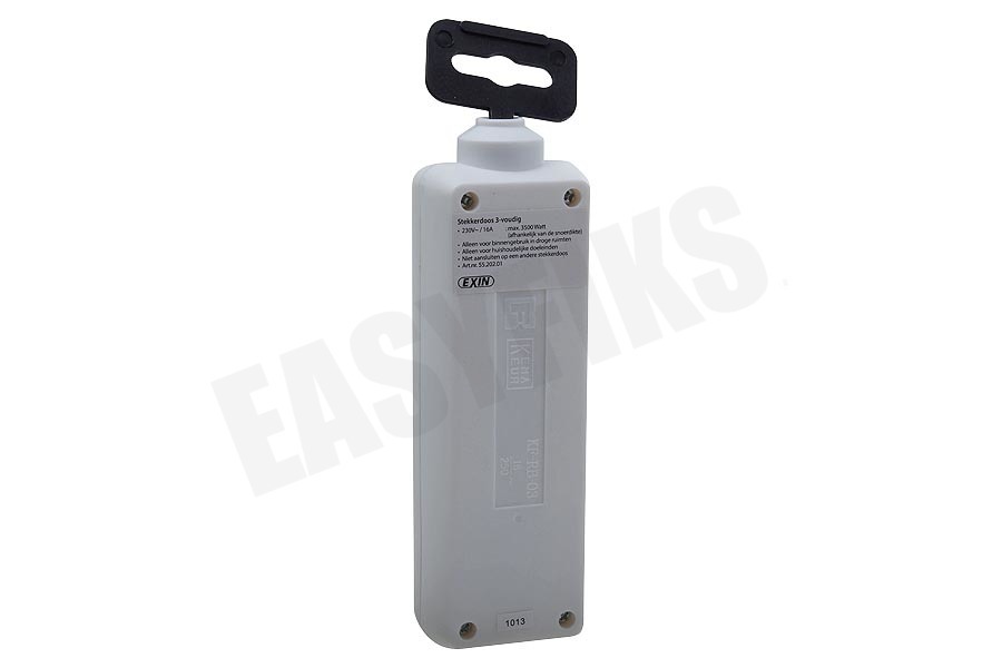 Exin Tafelcontactdoos 3600W 16A RA wit