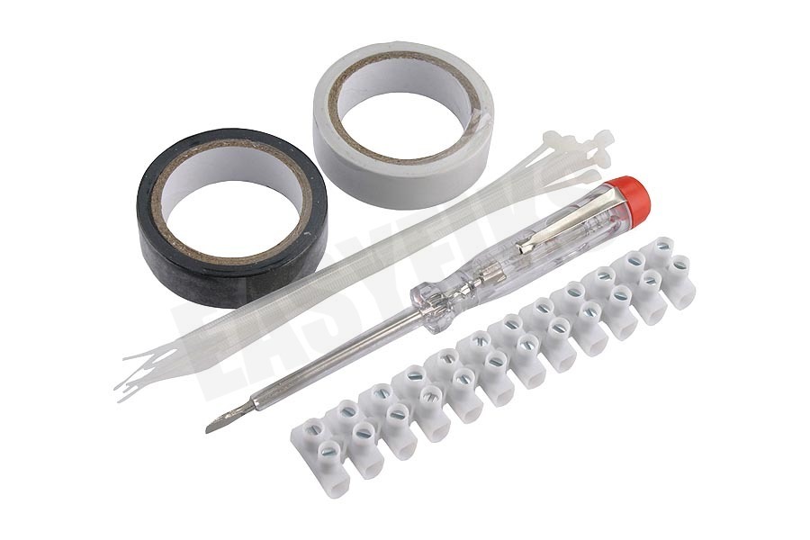 Q-Link Montageset Spanningzoeker, kroonstrip, isolatieband, bundelband
