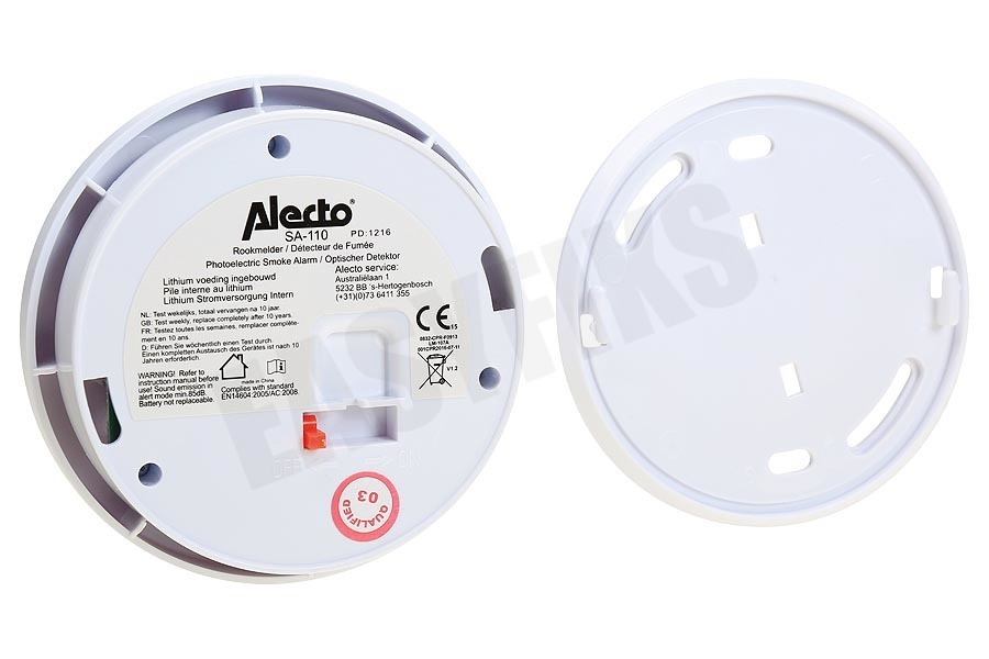 Alecto SA-120 Optische Rookmelder 2 stuks