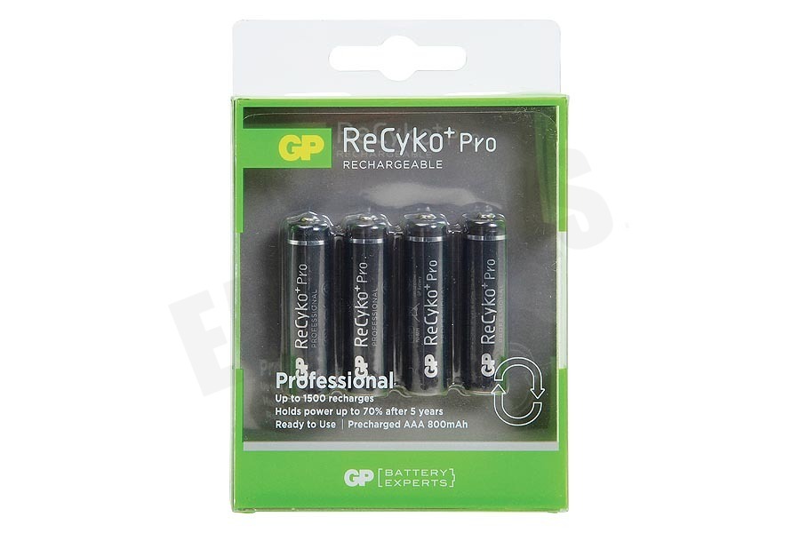 GP LR03 ReCyko+ Pro AAA 800 - 4 oplaadbare batterijen