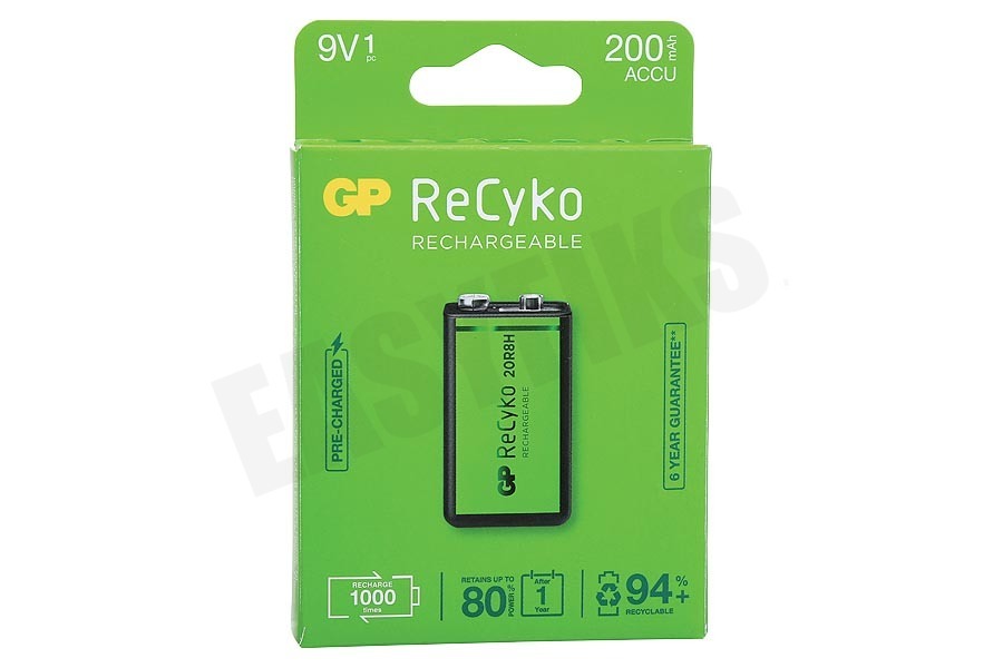 GP 6LR61 ReCyko+ 9V