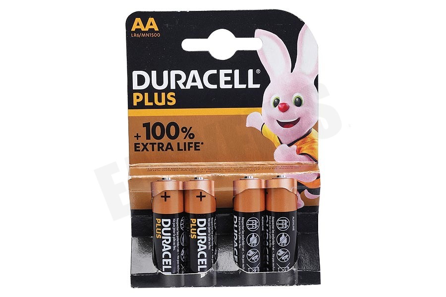 Duracell AA DURACELL PLUS ALKALINE AA-BATTERIJEN