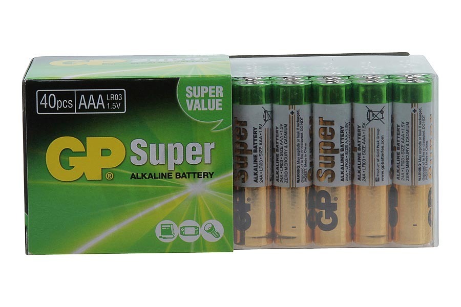 GP LR03 Super Alkaline AAA - 40 batterijen