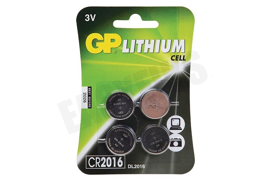 GP CR2016 CR2016 GP Lithium knoopcel 3V