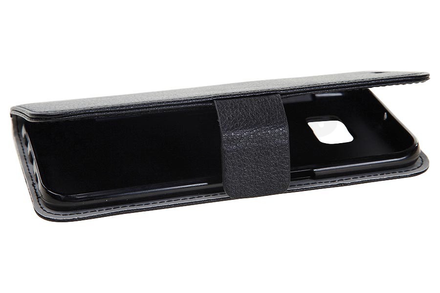 Spez Book Case Basic, Zwart, PU-Leder, Magnetische sluiting