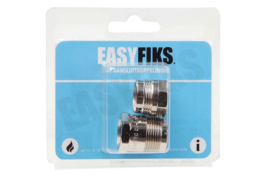 Easyfiks Comfort-aansluiting Gas aansluitkoppelingen