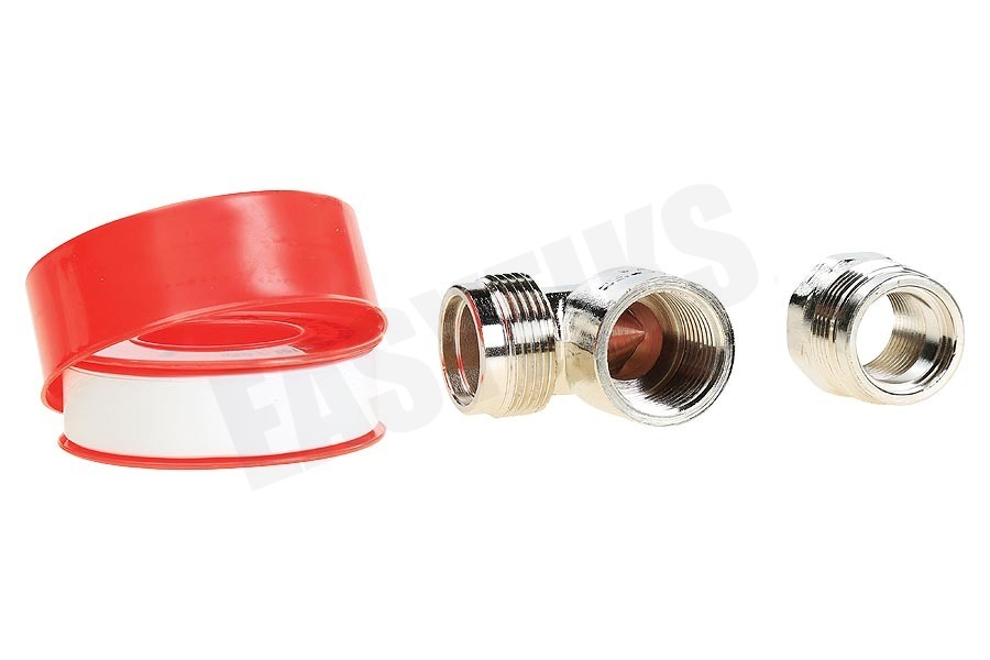 Easyfiks Gasslang Aansluit set compleet 100 cm voor los staande apparaten