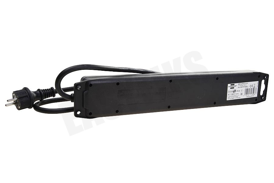 Brennenstuhl Tafelcontactdoos 3x1,5mm2 3500W 16A Zwart 2M