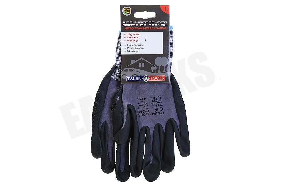 Talen Tools Werkhandschoen maat L met micro foam coating