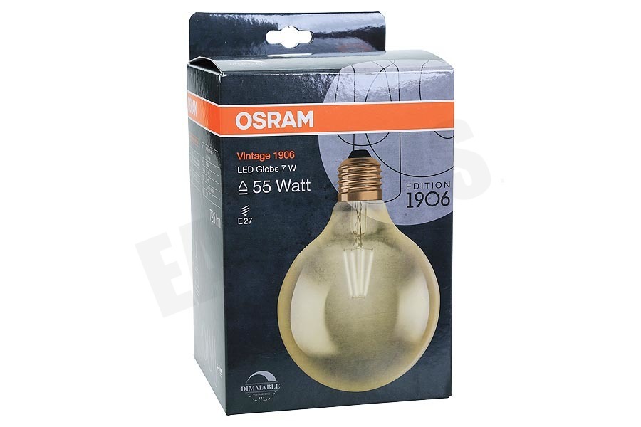 Osram 4058075808997 Osram Vintage 1906 LED Globe 7W E27 Dimbaar