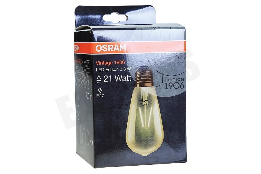 Osram 4058075808706 Osram Vintage 1906 LED Edison 2.8W E27
