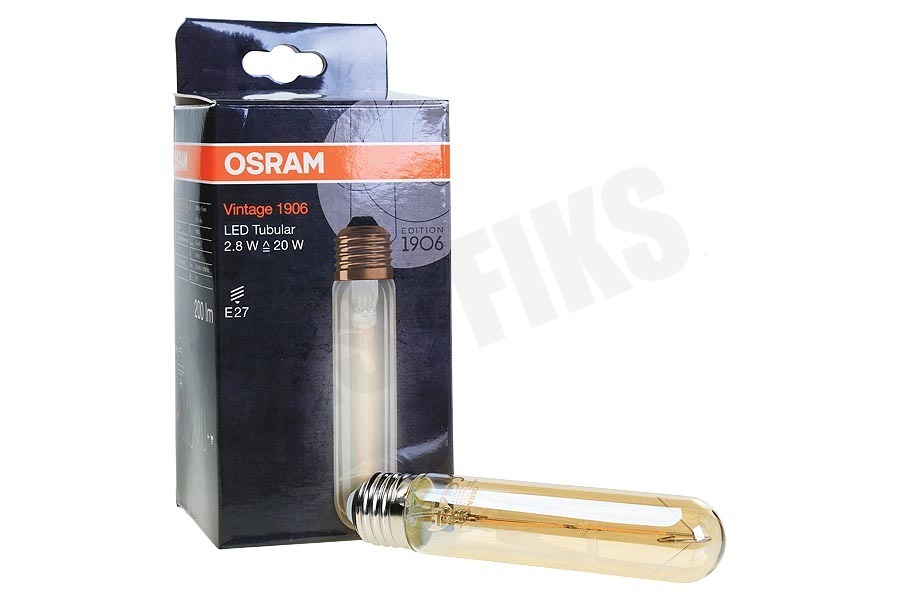 Osram 4058075808171 Osram Vintage 1906 LED Tubular 2.8W E27