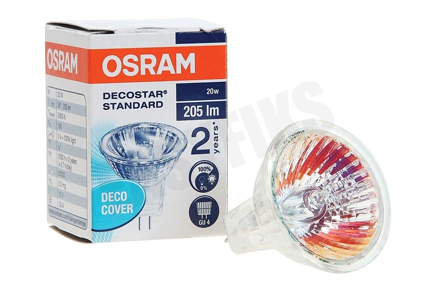 Osram Decostar 35S Reflector lamp GU4 20W 205lm 2800K