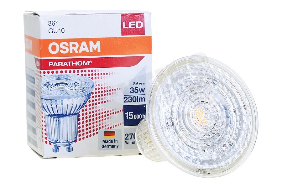 Osram 4058075132191 Parathom Reflectorlamp GU10 PAR16 3.3W