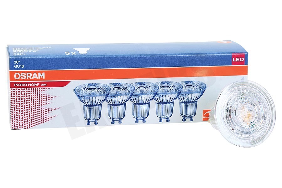 Osram 4058075260078 Parathom Reflectorlamp GU10 PAR16 5,5W Dimbaar