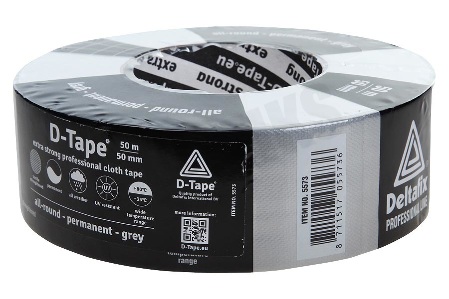 Deltafix Ducktape 50mx50mm Grijs
