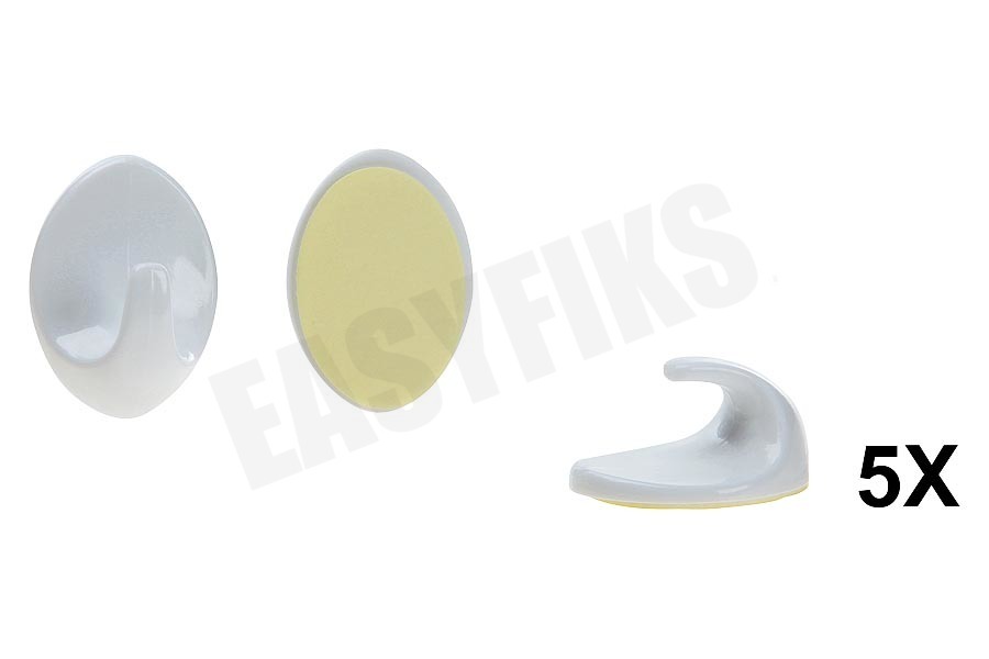 Deltafix Wandhaak Wandhaak middel wit