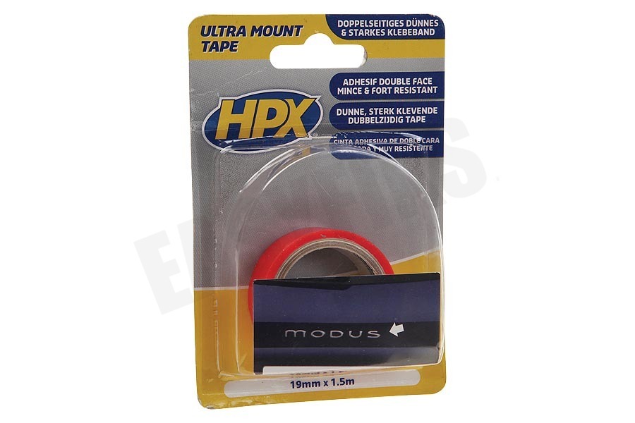HPX ZC10 Ultra Mount Tape Dubbelzijdig 19mm x 1,5m