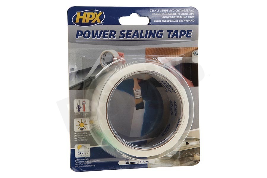 HPX PS3802 Power Sealing Tape Semi-Transparant 38mm x 1,5m