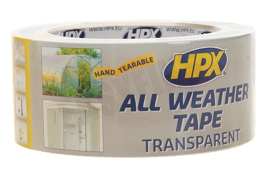 HPX AT4825 All Weather Tape Transparant 48mm x 25m