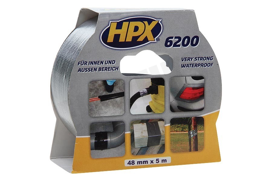 HPX 6200 Pantsertape Repair Zilver 48mm x 5m