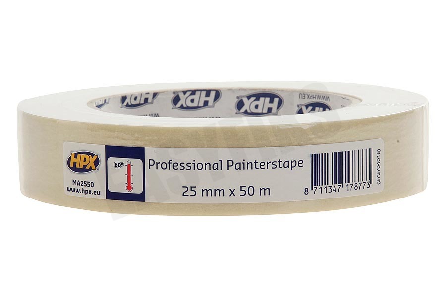 HPX MA2550 Professional painterstape Cremewit 25mm x 50m