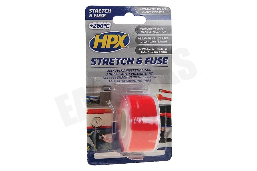 HPX SO2503 Stretch & Fuse Rood 25mm x 3m
