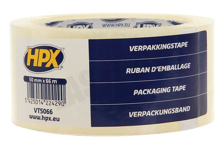 HPX VT5066 Verpakkingstape Transparant 50mm x 66m