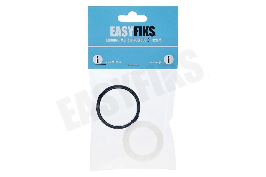 Easyfiks Ring Klikring met schroefbus
