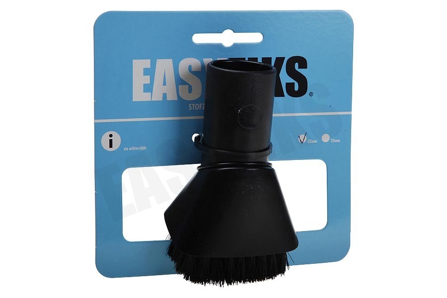 Easyfiks Borstel Plumeau 32mm draaibaar zwart