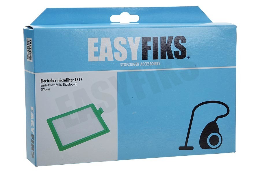 Easyfiks Stofzuiger Filter Micro EF17 -cassette dun