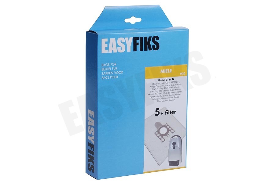 Easyfiks Stofzuiger Stofzuigerzak Easyfiks Micro Fleece