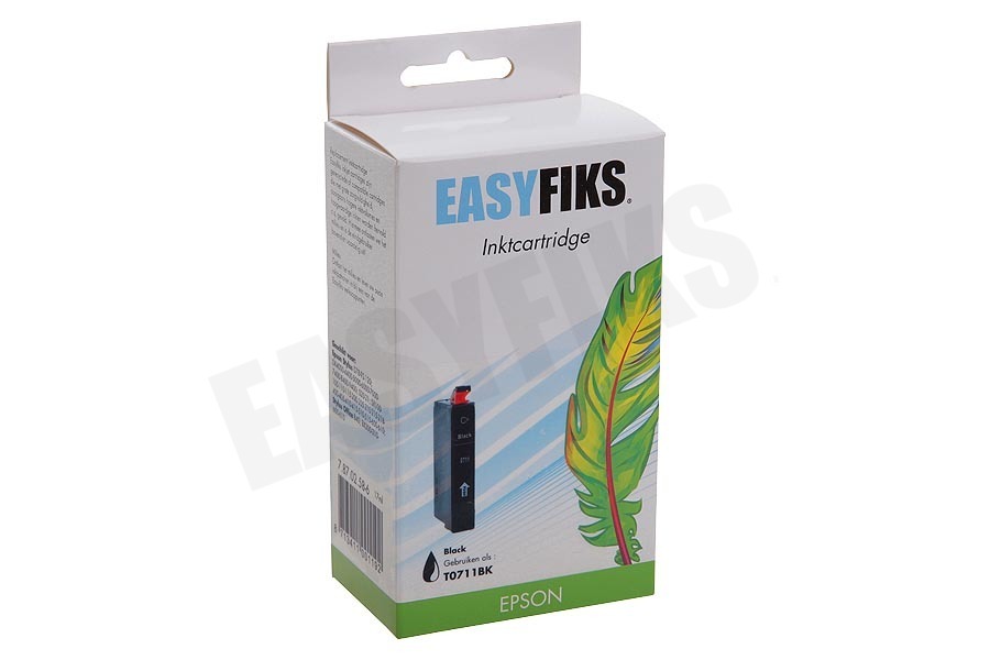 Easyfiks Epson printer Inktcartridge TO711 Black