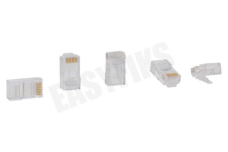 Easyfiks Netwerk Stekker Modulair RJ45 8p8c, 5 Stuks